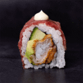 Soft shell carpaccio roll