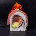 Soft shell rainbow roll