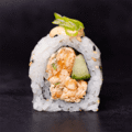 Sake salad roll
