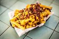 Cheese Fries Met Bacon