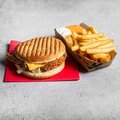 Spicy crispy burger menu
