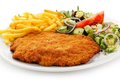 Kipschnitzel menu