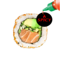 Uramaki Spicy zalm roll