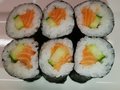 Sake kappa maki (6 stuks)