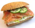 Luxe Gerookte zalm, bieslookroomkaas