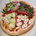 Pizza four seasons