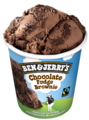 Ben & Jerry's chocolate fudge brownie