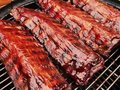 Spare-Ribs v/d grill