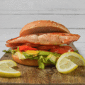 Burger De Ark zalm