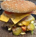 Dubbele smash cheeseburger