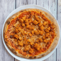 Pizza chicken pesto