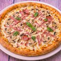 Pizza prosciutto e funghi