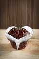 Warme muffin Double Chocolate