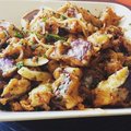 11A. Chilli Eggplant (Dry) Lightly Breaded