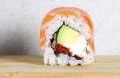 Salmon cheese maki
