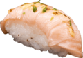 122. Flamed Sake nigiri
