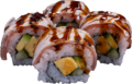 16. Flamed Maguro maki