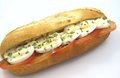 Pistolet ei, tomaat en aioli