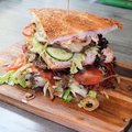 Big American hamburger