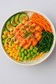 Spicy poke salmon