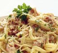 Rosa con Pancetta
