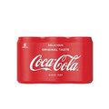 Coca cola 6 blikjes