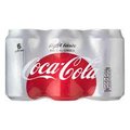 Coca cola light 6 blikjes