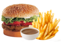 Chicken burger Platter