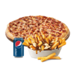 1 Small 2 Topping + Small Poutine + Can