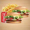 !!Actie!! DOUBLE DEAL burger menu (2 burgers)