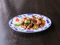 Gesneden ossenhaas in tausie saus