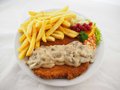 Varkensschnitzel menu