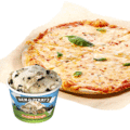 Pizza Margherita met Ben & Jerry's 100ml