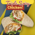 Triple Spicy Chicken Wrap