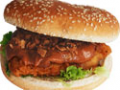 Saté chickenburger