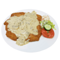 Champignonroomsaus Schnitzel XXXL