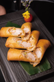 T107.Garnalenloempia/鲜虾炸春卷（3 stuks）
