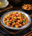 T057.Kipblokjes met kung-pao saus / 宫保鸡丁