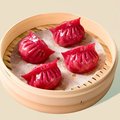 T101.Biet garnalen dumplings / 甜菜虾饺