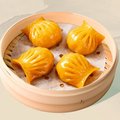 T103.Pumpkin and flower dumplings / 南瓜百花饺