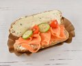 Zalmfilet (gerookt)