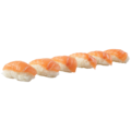12. Zalm nigiri Deluxe (6 stuks)