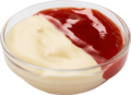 Beker mayo/ketchup