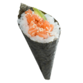 Sake temaki