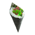Spicy tuna temaki