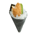 Tempura ebi temaki