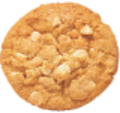 White chip macadamia nut cookie
