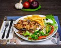 Souvlaki schotel