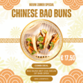 Chinese bao buns (2 stuks) NIEUW!