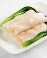 25. Steamed Rice Flour Rolls with Prawns and Yellow Chives 韮黃鮮蝦腸粉